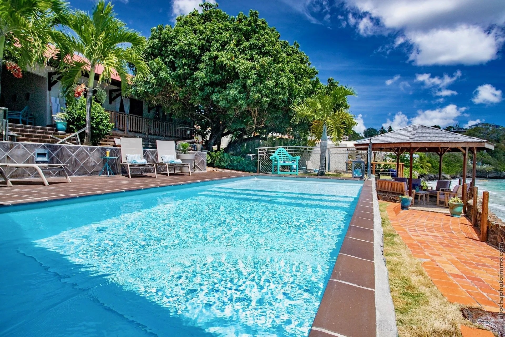 Villa luxe et de charme avec piscine privée-La Sirène du Diamant, vue sur mer, Martinique