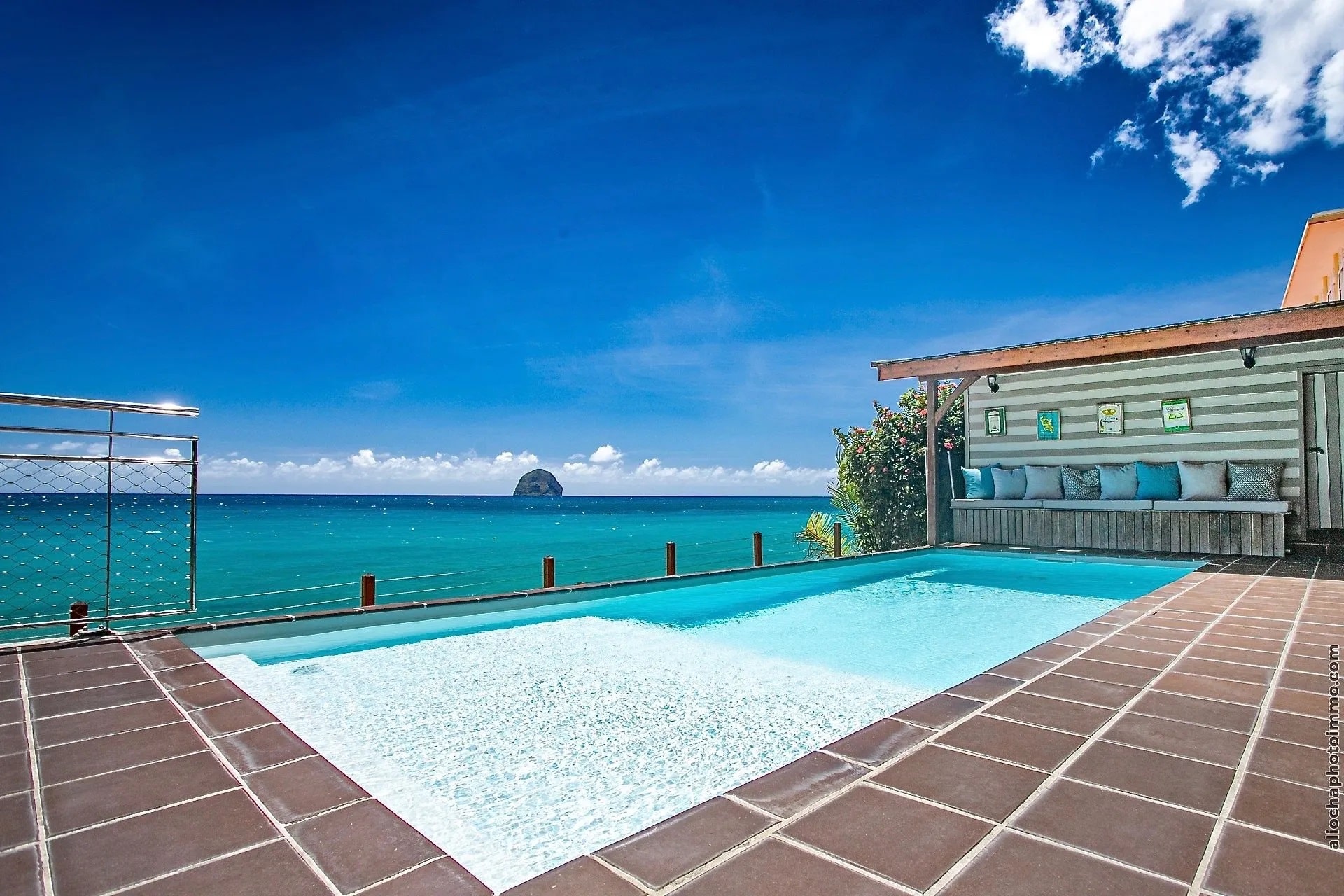 Villa luxe et prestige avec piscine privée-La Sirène du Diamant, Martinique