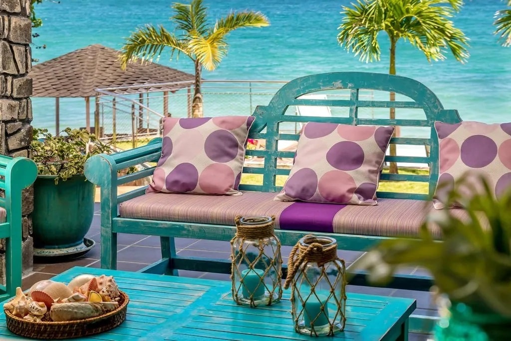 Location villa luxe, vue sur mer. La Sirène du Diamant Martinique avec piscine privée